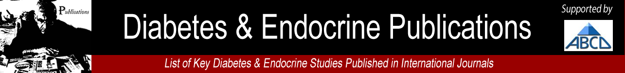 Diabetes & Endocrine Publications-Lists key published studies supported by ABCD